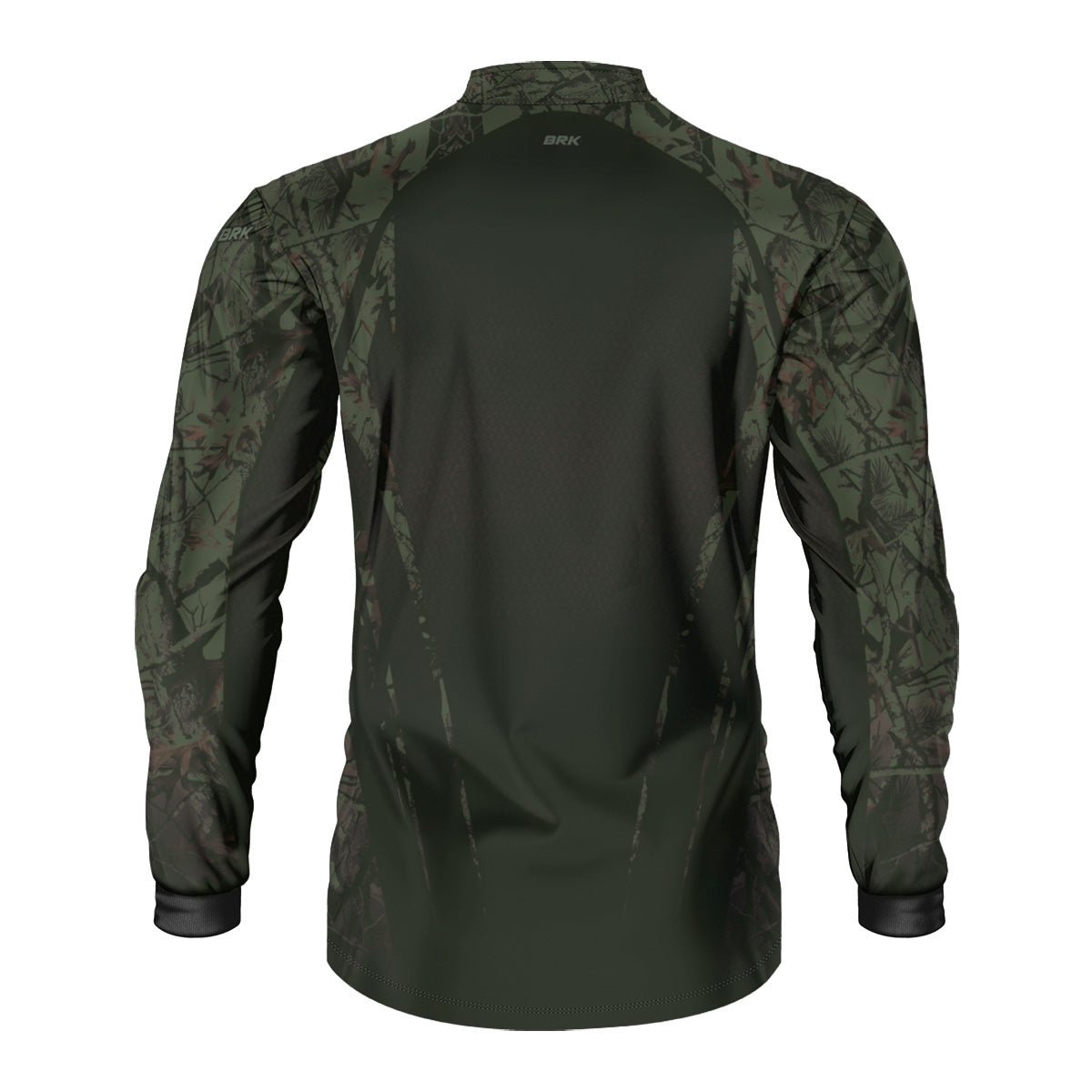 Camisa Agro Brk Camuflada Verde Militar com Proteção Solar UV50+ - Brk Agro