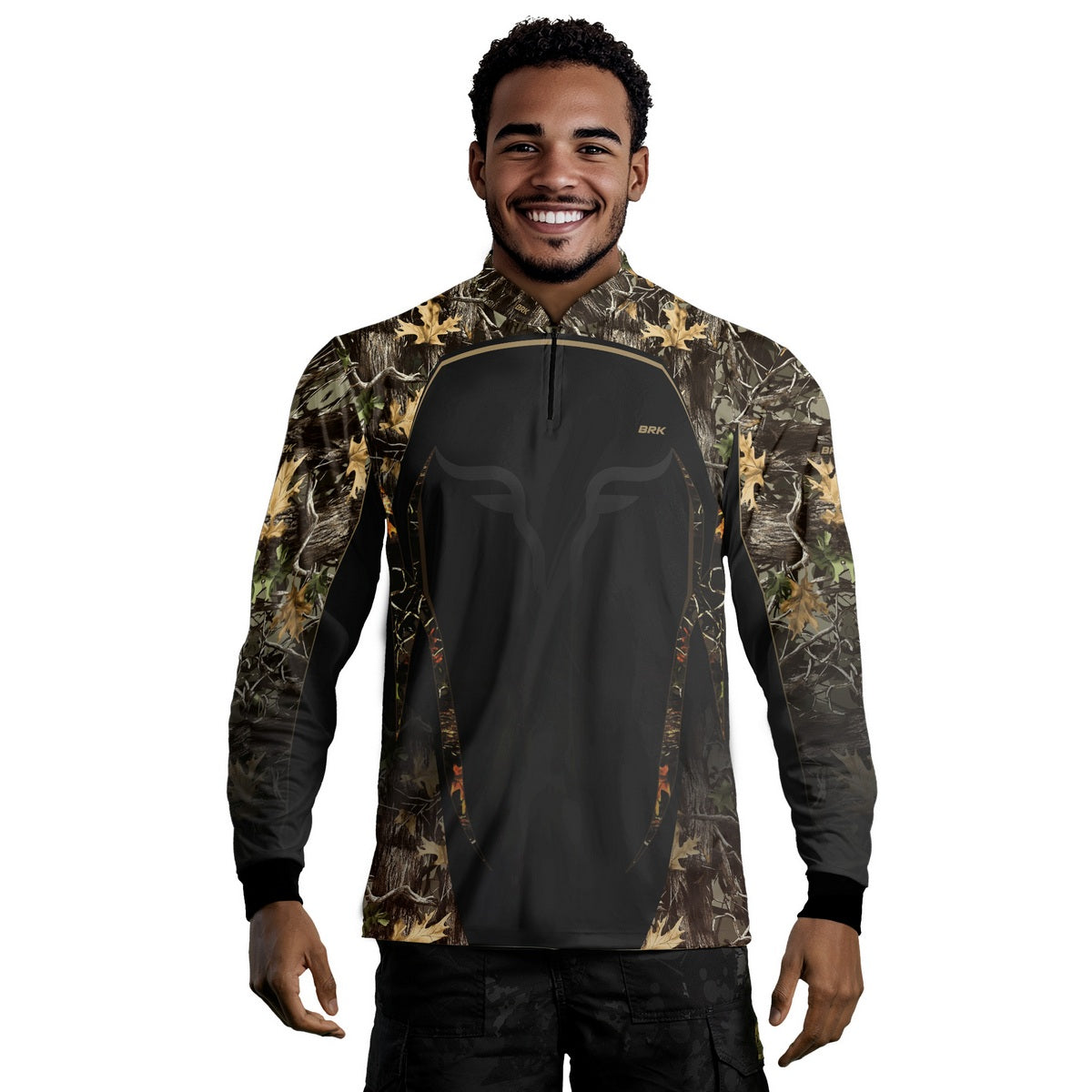 Camisa Agro Brk Camuflada Long Horn com Proteção Solar UV50+ - Brk Agro