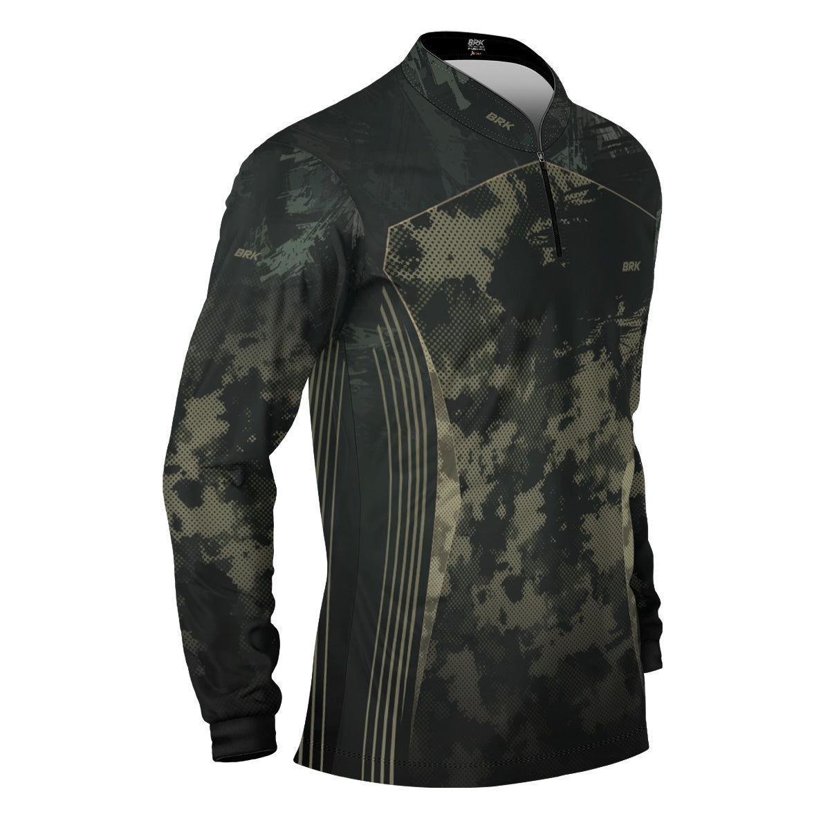 Camisa Agro Brk Camuflada Militar com Proteção Solar UV50+ - Brk Agro
