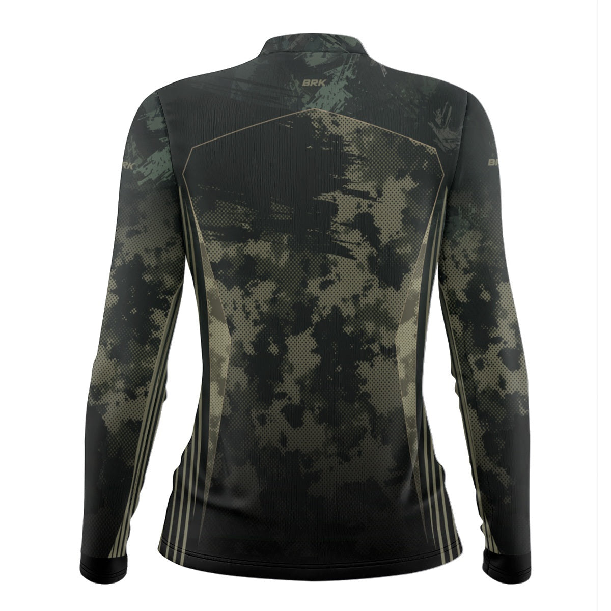 Camisa Agro Feminina Brk Camuflada Militar com Proteção Solar UV50+ - Brk Agro