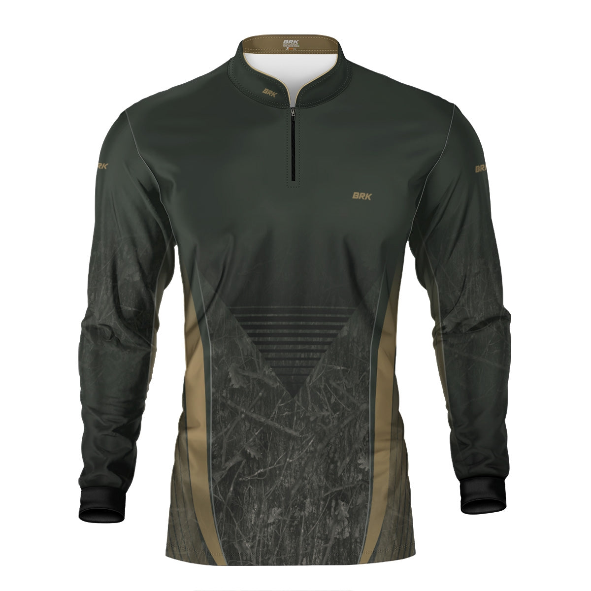 Camisa Agro Brk Camuflada Verde com Proteção Solar UV50+ - Brk Agro