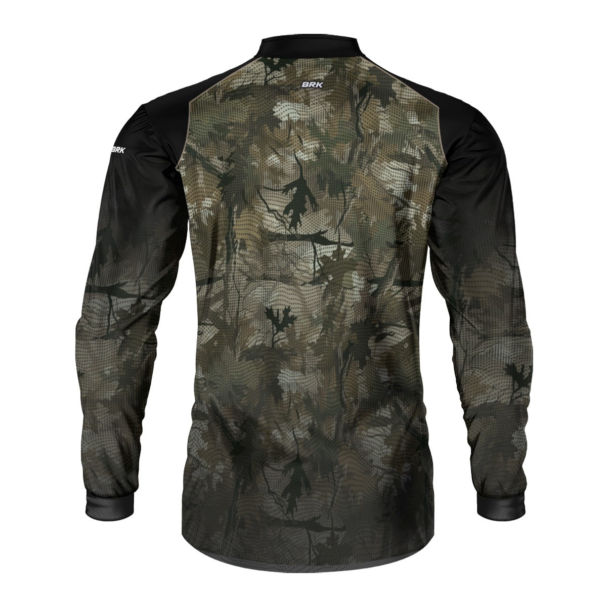 Camisa Agro Brk Camuflada Verde Folhas com Proteção Solar UV50+ - Brk Agro