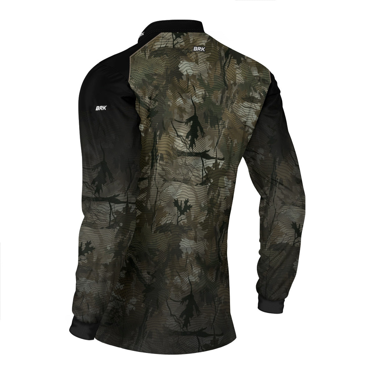 Camisa Agro Brk Camuflada Verde Folhas com Proteção Solar UV50+ - Brk Agro