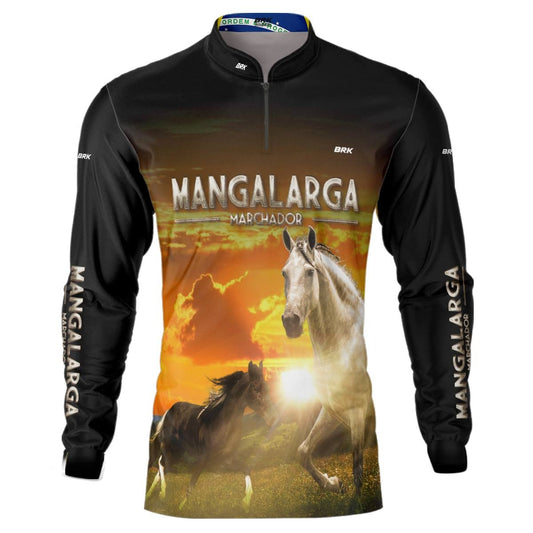 Camisa Agro BRK Mangalarga Marchador com UV50 - Envio Imediato - Brk Agro