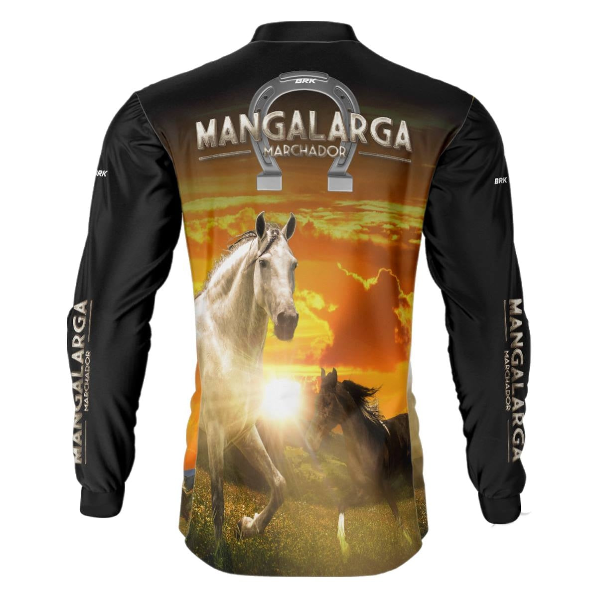 Camisa Agro BRK Mangalarga Marchador com UV50 - Envio Imediato - Brk Agro