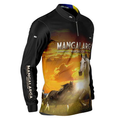 Camisa Agro BRK Mangalarga Marchador com UV50 - Envio Imediato - Brk Agro