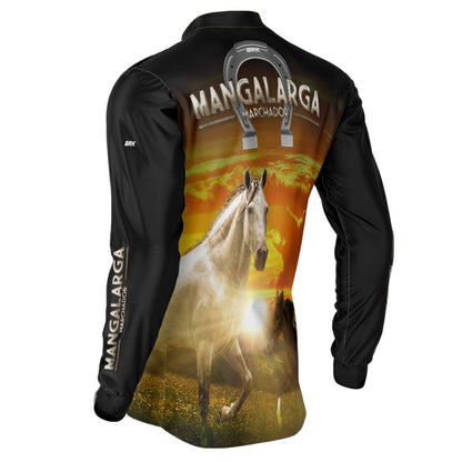 Camisa Agro BRK Mangalarga Marchador com UV50 - Envio Imediato - Brk Agro