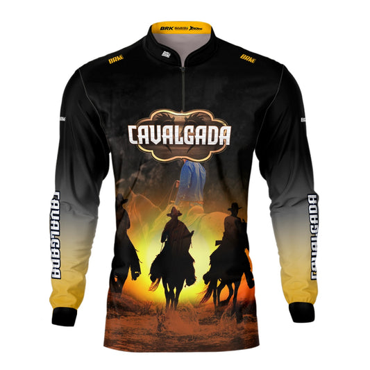 Camisa Brk Agro Cavalgada Cavaleiros  com UV50  - Tamanho: M - Envio Imediato - Brk Agro