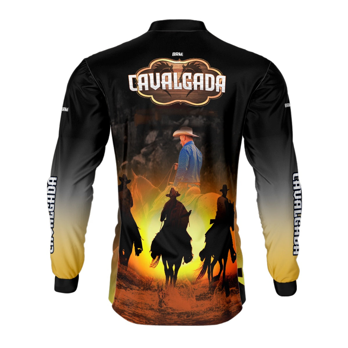 Camisa Brk Agro Cavalgada Cavaleiros  com UV50  - Tamanho: M - Envio Imediato - Brk Agro