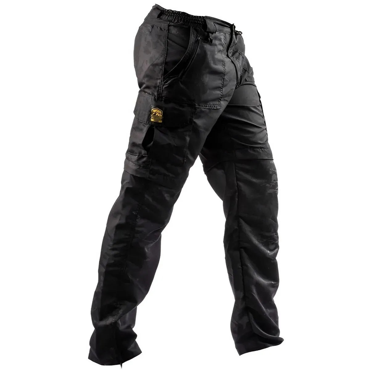 Calça Tática Country Brk Camuflado Preto UV35+ (Vira Bermuda) - Brk Agro