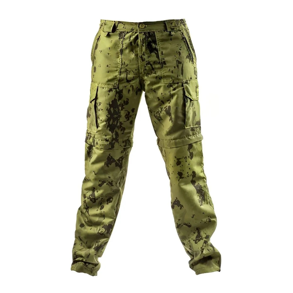 Calça Tática Country Brk Camuflado Verde UV35+ (Vira Bermuda) - Brk Agro