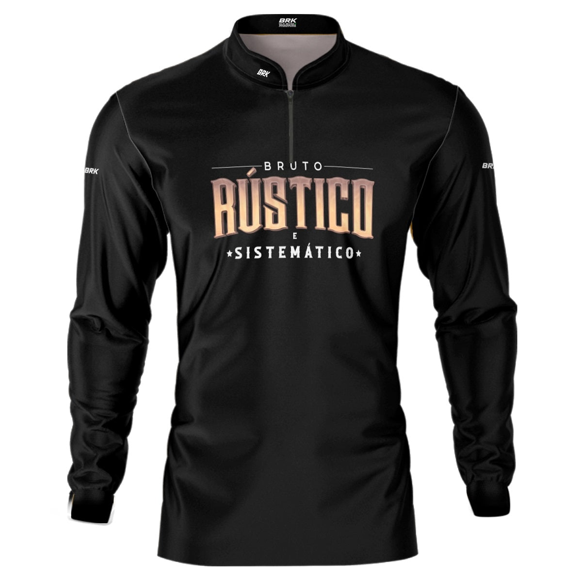 Camisa Agro Brk Bruto, Rústico e Sistemático com UV50 - Tamanho:PP - Envio Imediato - Brk Agro