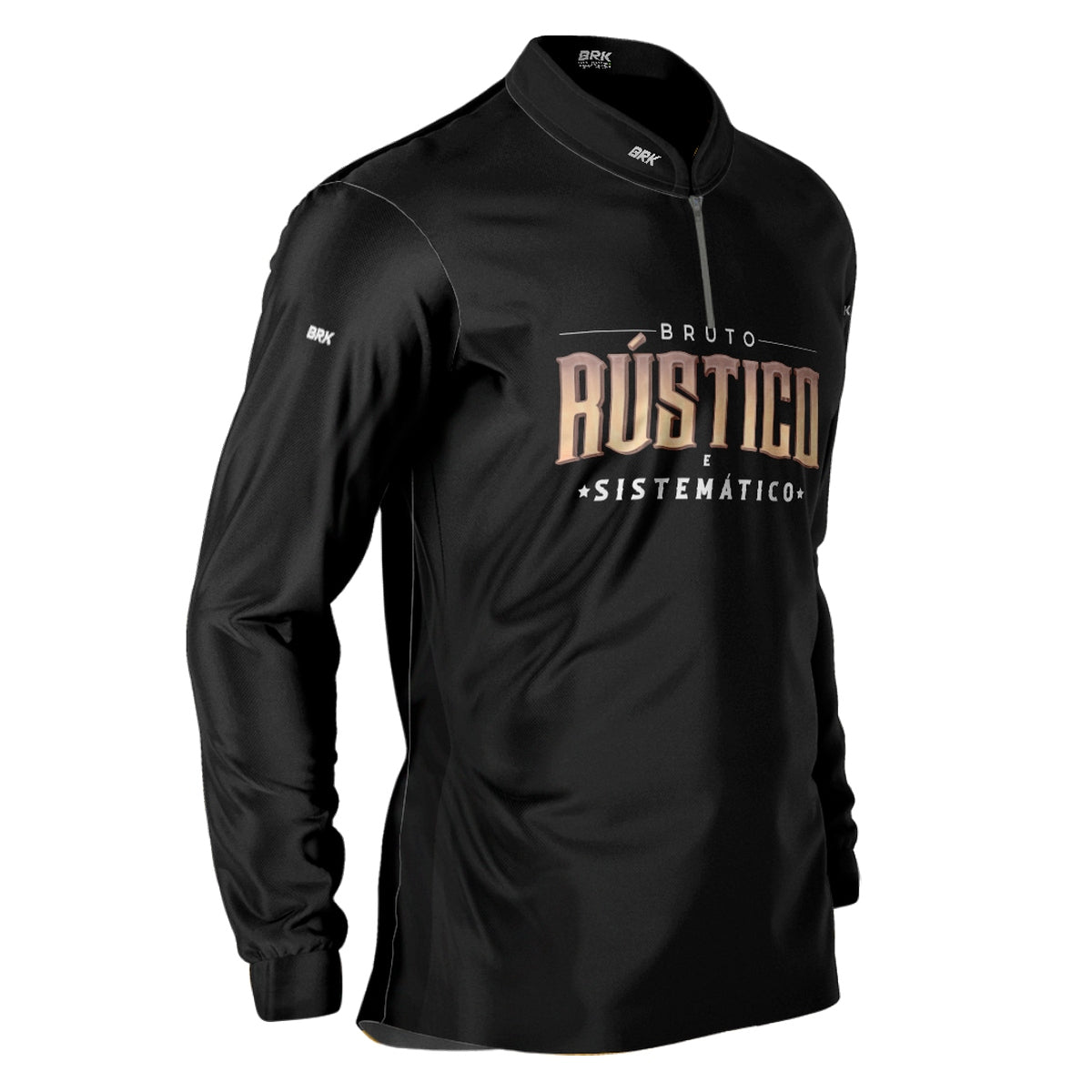 Camisa Agro Brk Bruto, Rústico e Sistemático com UV50 - Tamanho:PP - Envio Imediato - Brk Agro