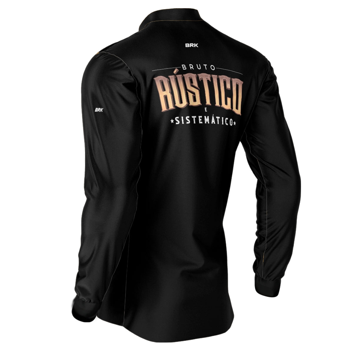 Camisa Agro Brk Bruto, Rústico e Sistemático com UV50 - Tamanho:PP - Envio Imediato - Brk Agro