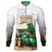 Camisa Branca Brk Agro John Deere Aqui o Sistema é Bruto com UV50 - Tamanho:G - Envio Imediato - Brk Agro