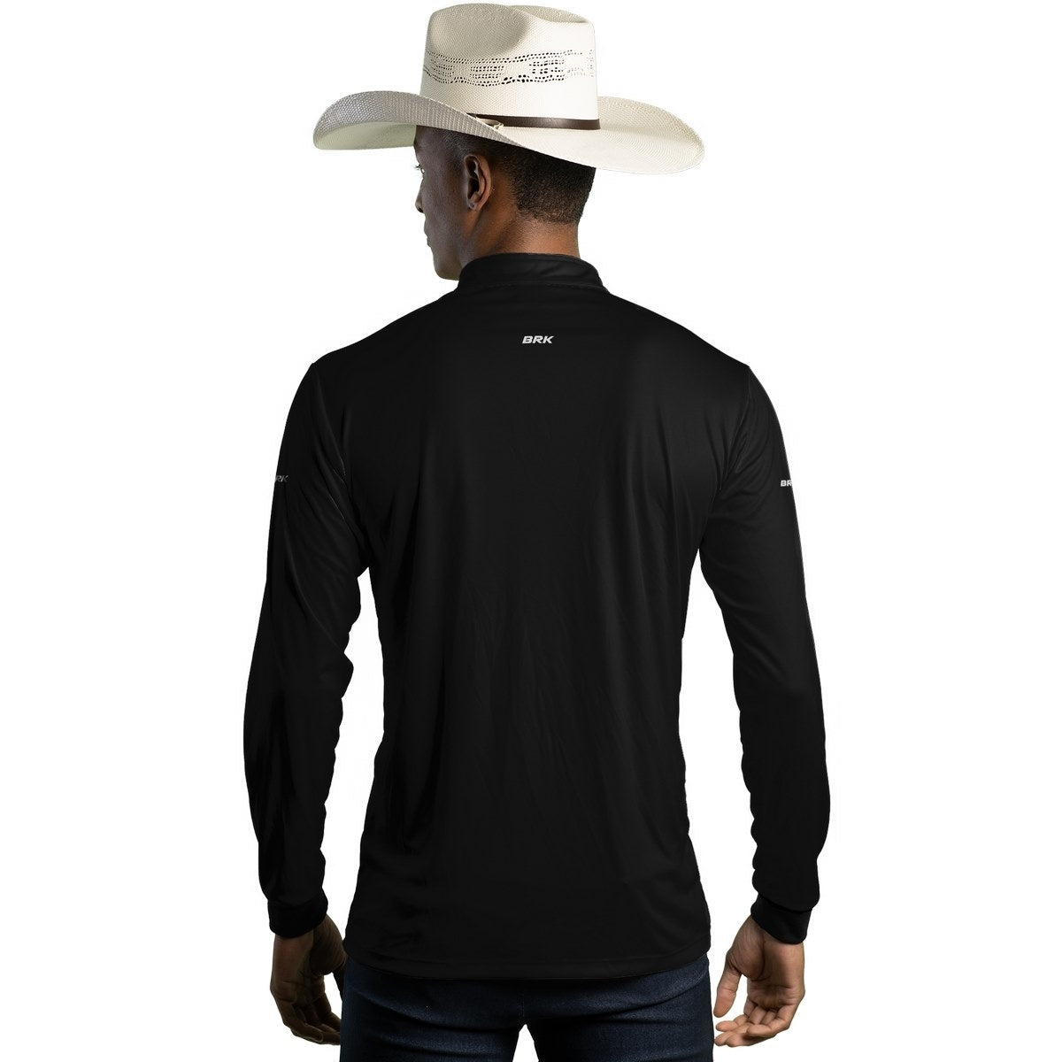 Camisa Agro Brk Cavalo Mangalarga Preta com Proteção Solar UV50+ - Brk Agro