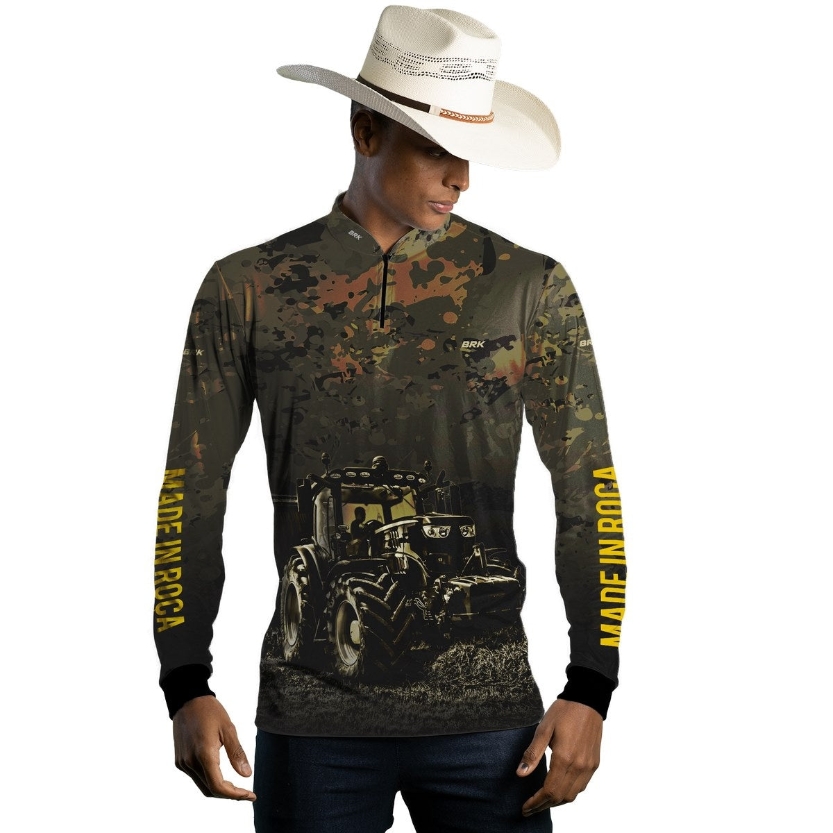 Camisa Agro Brk Camuflada com Proteção Solar UV50+ - Brk Agro