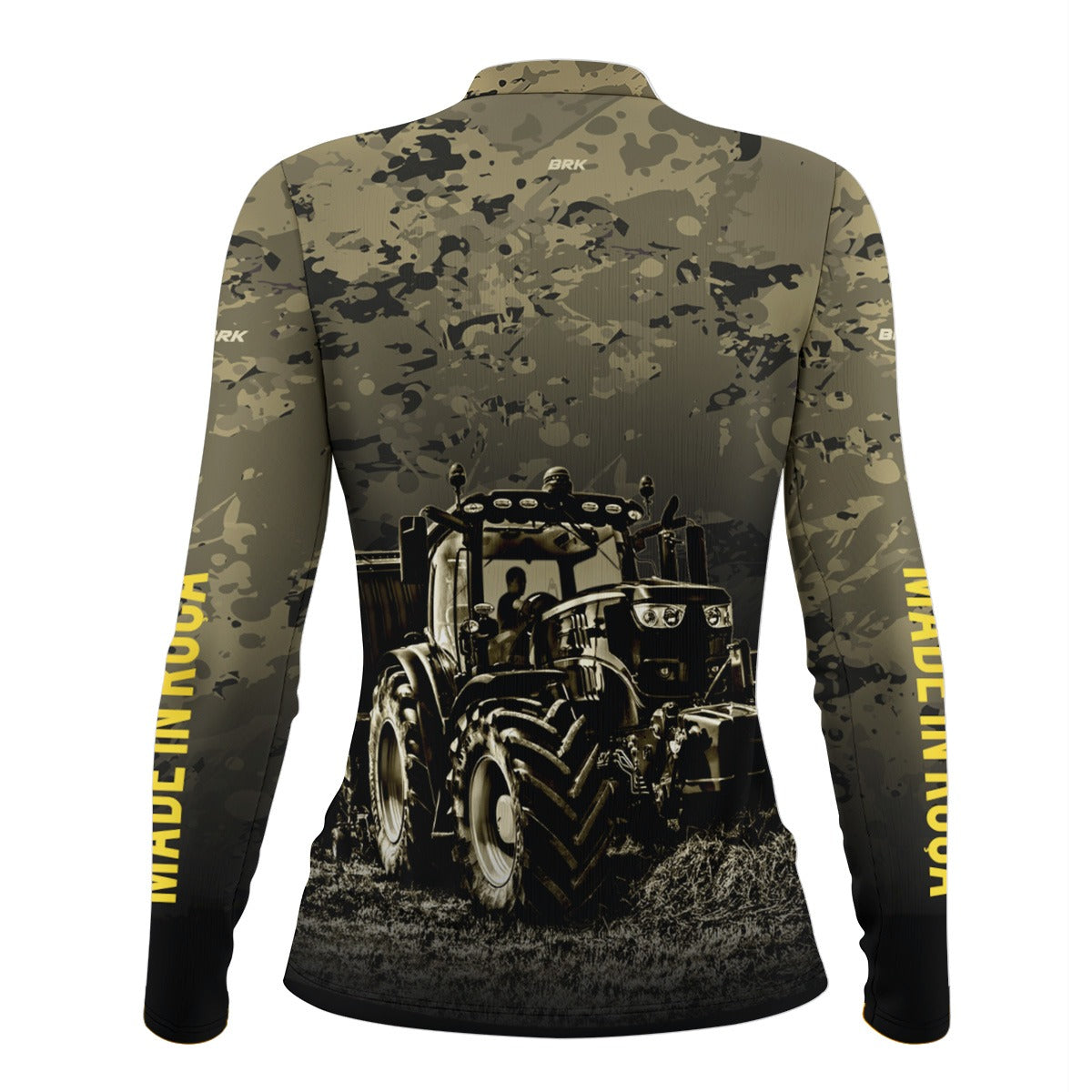 Camisa Agro Feminina Brk Camuflada com Proteção Solar UV50+ - Brk Agro