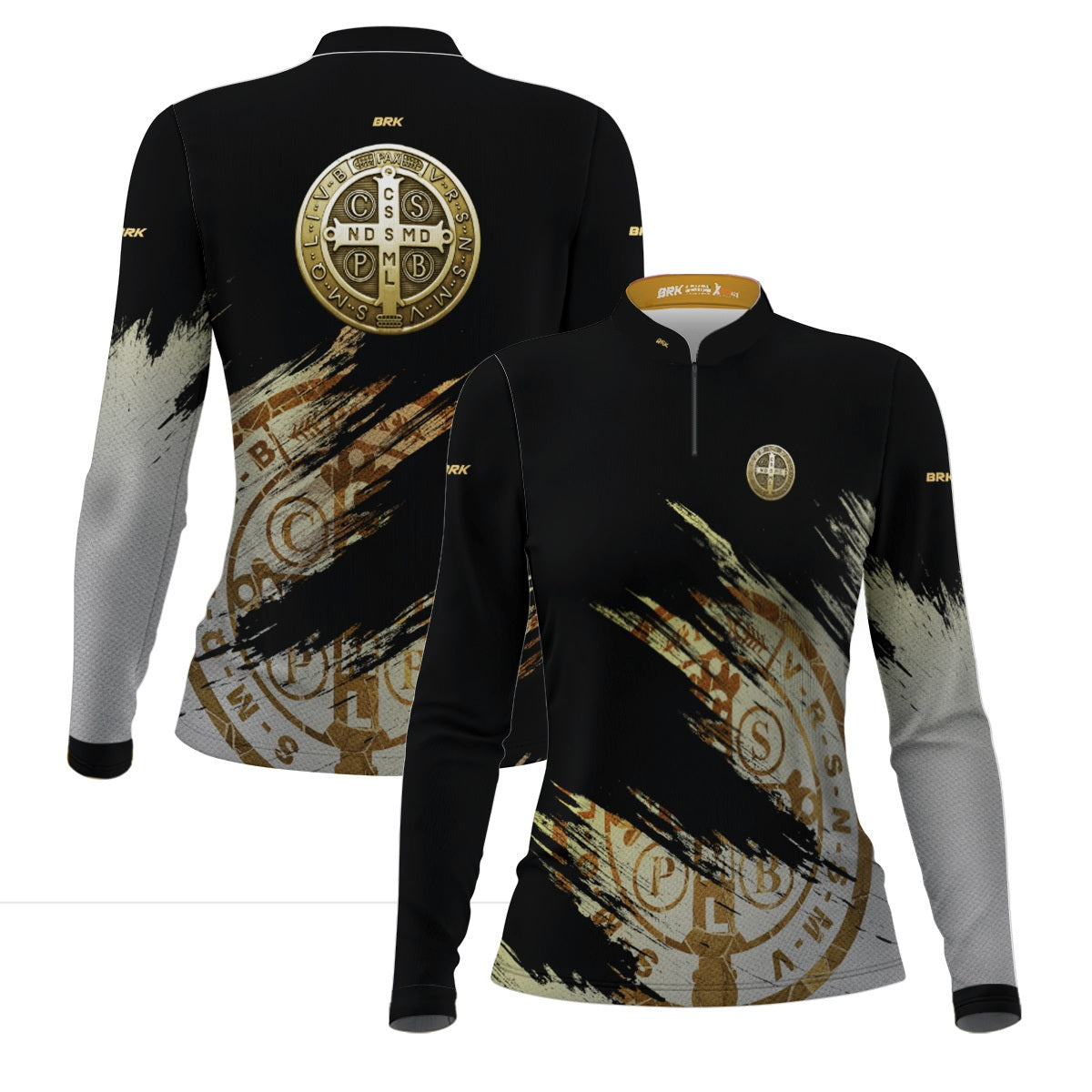 Camisa Agro Feminina Brk São Bento Grunge com Proteção Solar UV50+ - Brk Agro