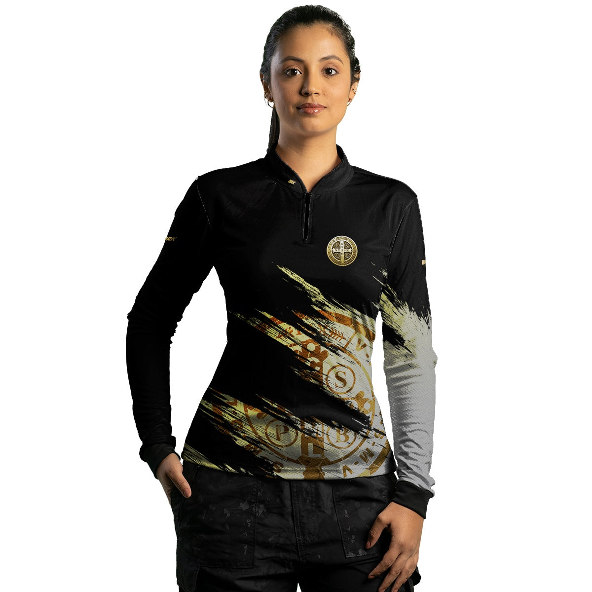 Camisa Agro Feminina Brk São Bento Grunge com Proteção Solar UV50+ - Brk Agro