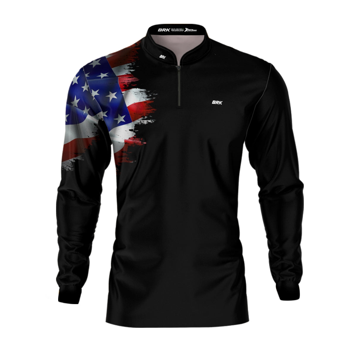 Camisa Agro Brk Bandeira Estados Unidos com Proteção Solar UV50+ - Brk Agro