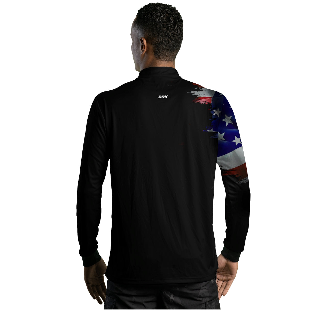 Camisa Agro Brk Bandeira Estados Unidos com Proteção Solar UV50+ - Brk Agro