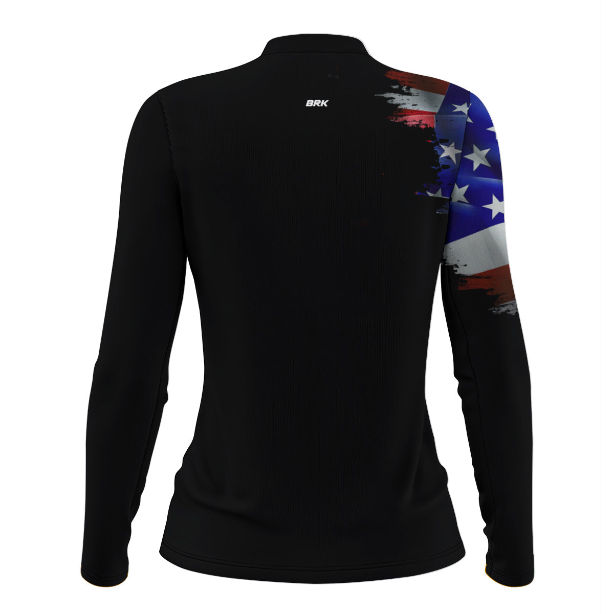 Camisa Agro Feminina Brk Bandeira Estados Unidos com Proteção Solar UV50+ - Brk Agro