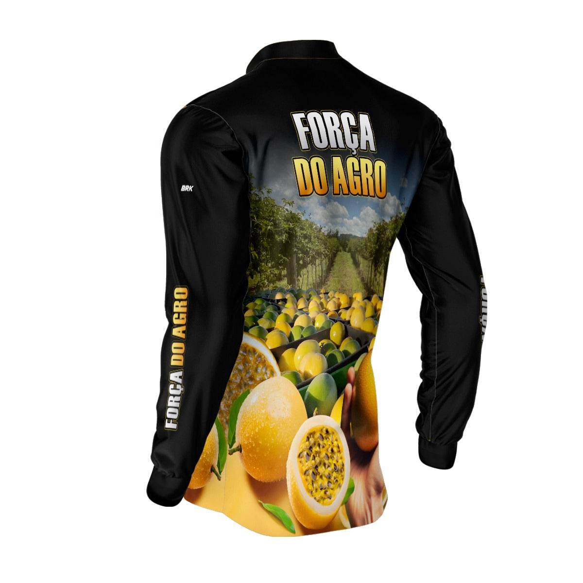 Camisa Agro Brk A Força do Agro Produtor de Maracujá com UV50+ - Brk Agro
