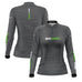 Camisa Feminina Agro  Brk Mescla Cinza com Proteção Solar UV50+ - Brk Agro