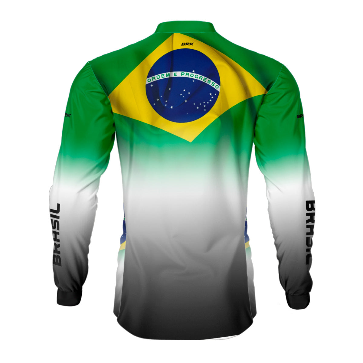 Camisa Agro Brk Brasil Branca com Proteção Solar UV50+ - Brk Agro