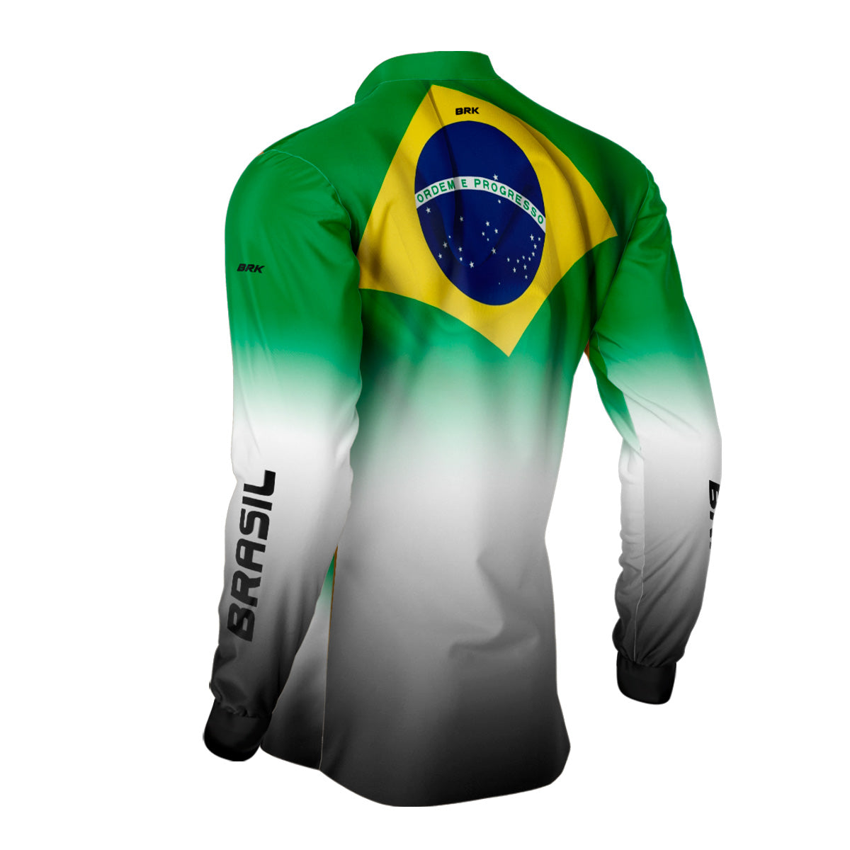 Camisa Agro Brk Brasil Branca com Proteção Solar UV50+ - Brk Agro