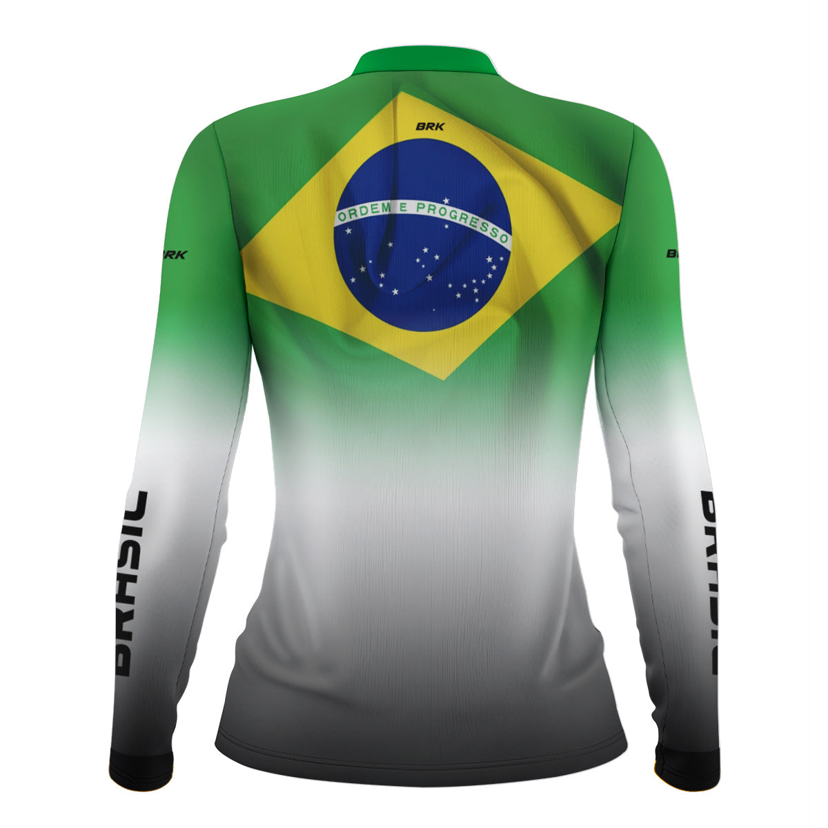 Camisa Feminina Agro  Brk Brasil Branca com Proteção Solar UV50+ - Brk Agro