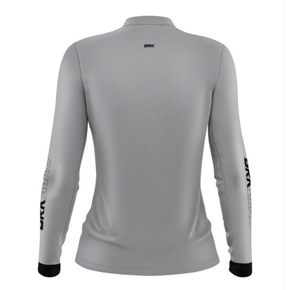 Camisa Feminina Agro  Brk Cinza Clean com Proteção Solar UV50+ - Brk Agro