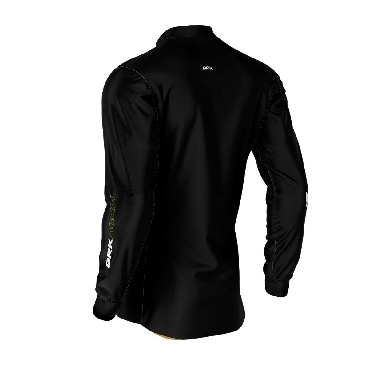 Camisa Agro Brk Preto Básica com Proteção Solar UV50+ - Brk Agro