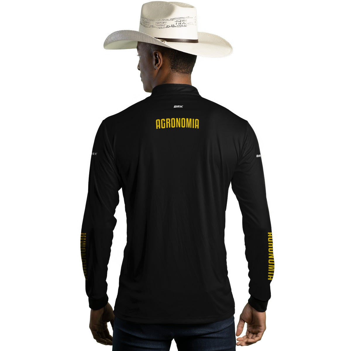 Camisa Agro Brk Agronomia Preta 2 com UV50+ - Brk Agro
