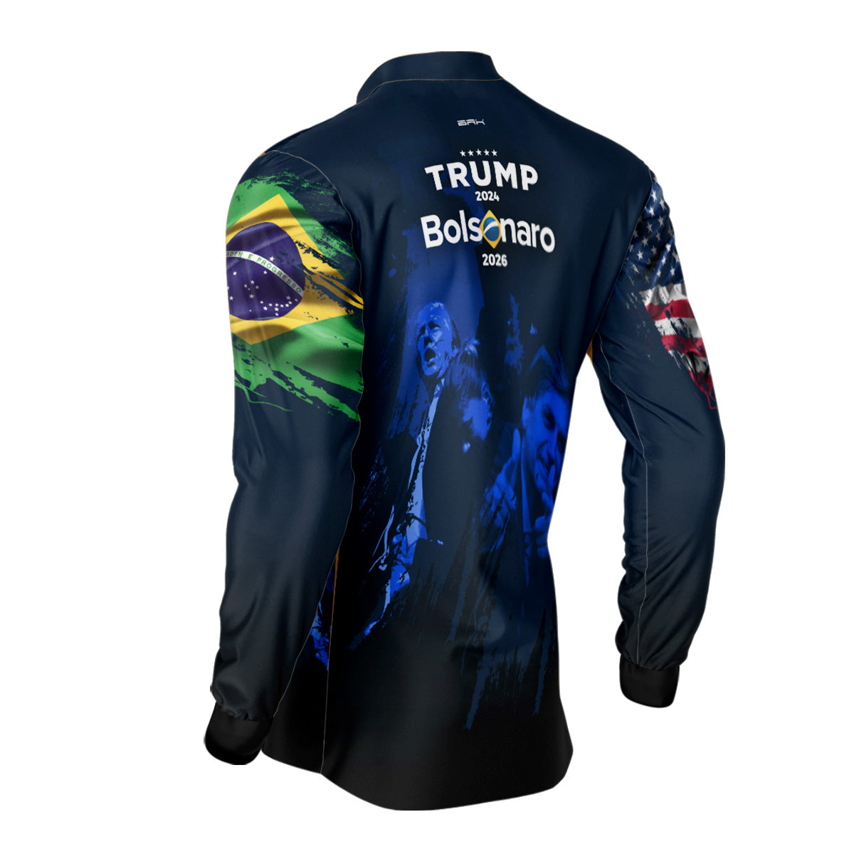 Camisa Agro Brk Trump e Bolsonaro com Proteção Solar UV50+ - Brk Agro