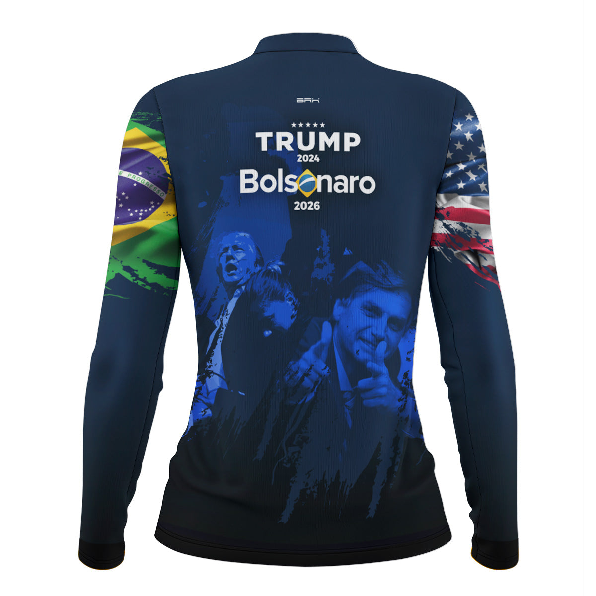 Camisa Agro Brk Trump e Bolsonaro Feminina com Proteção Solar UV50+ - Brk Agro