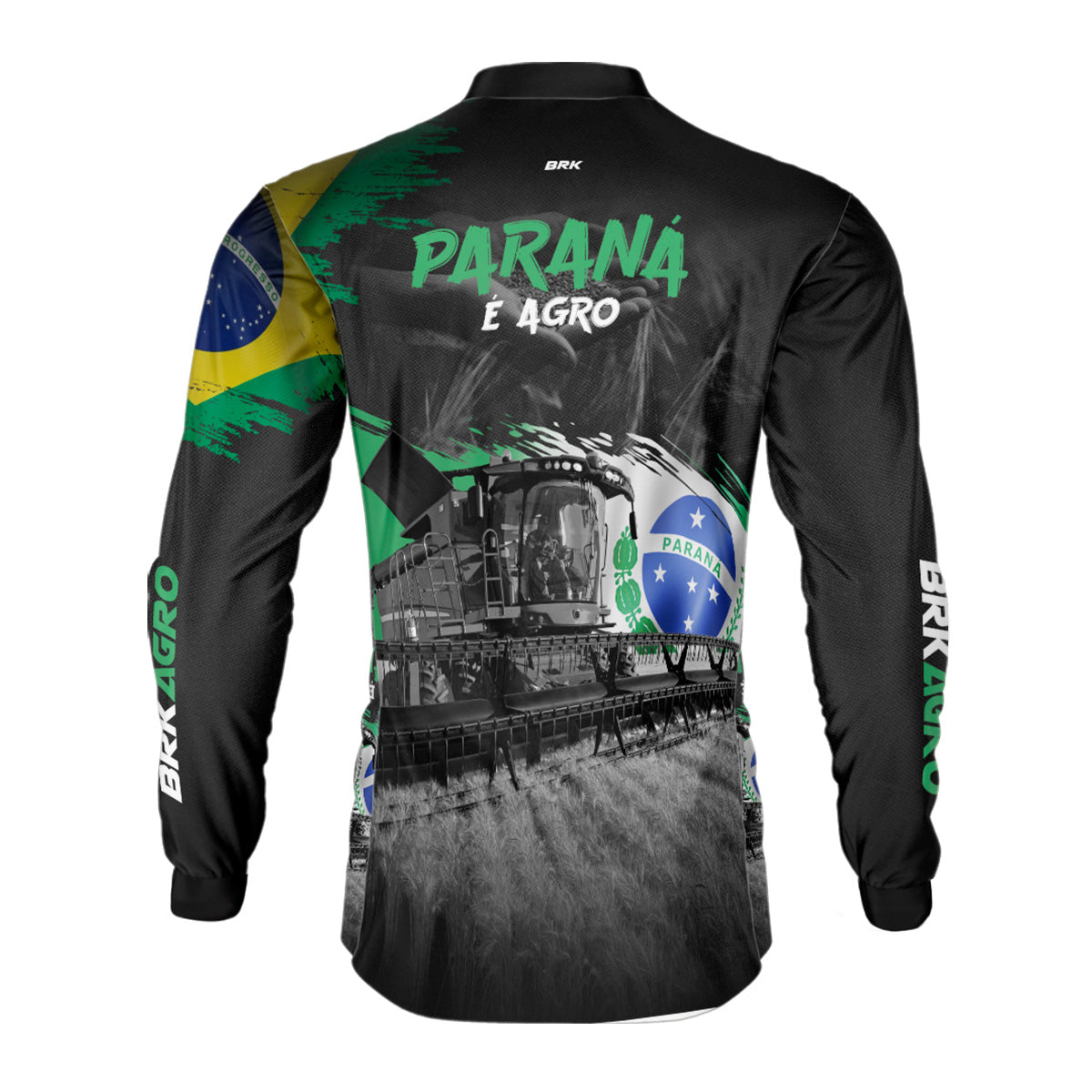 Camisa Agro Brk Agro é Paraná com Proteção Solar UV50+ - Brk Agro