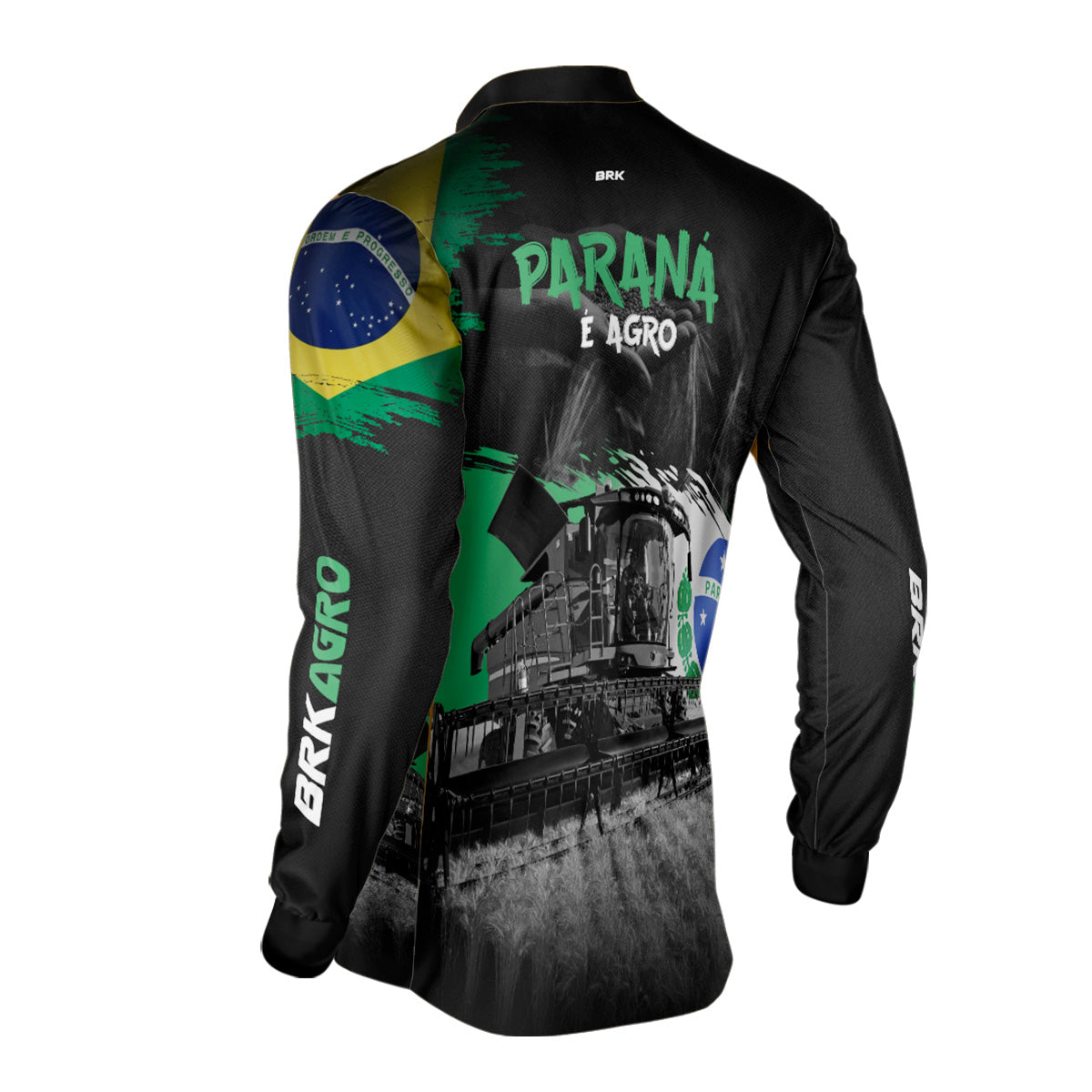 Camisa Agro Brk Agro é Paraná com Proteção Solar UV50+ - Brk Agro