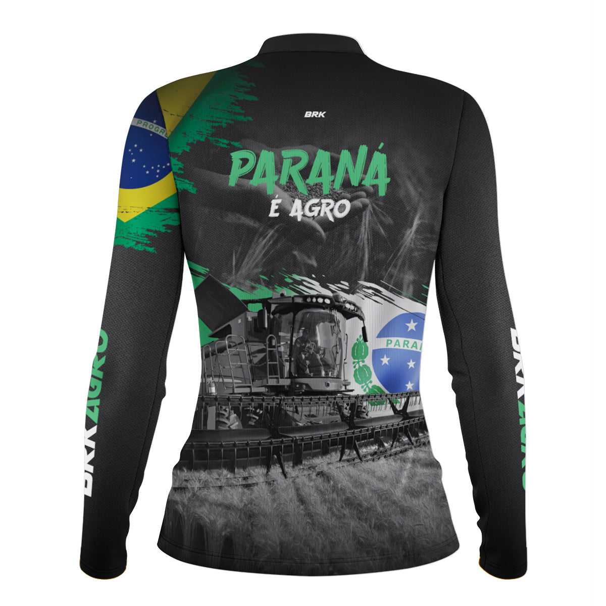 Camisa Feminina Agro  Brk Agro é Paraná com Proteção Solar UV50+ - Brk Agro