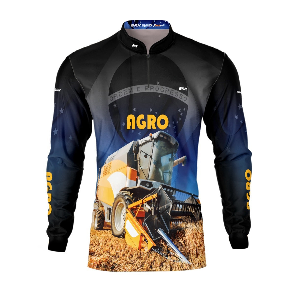 Camisa Agro Brk Trator com Proteção Solar UV50+ - Brk Agro