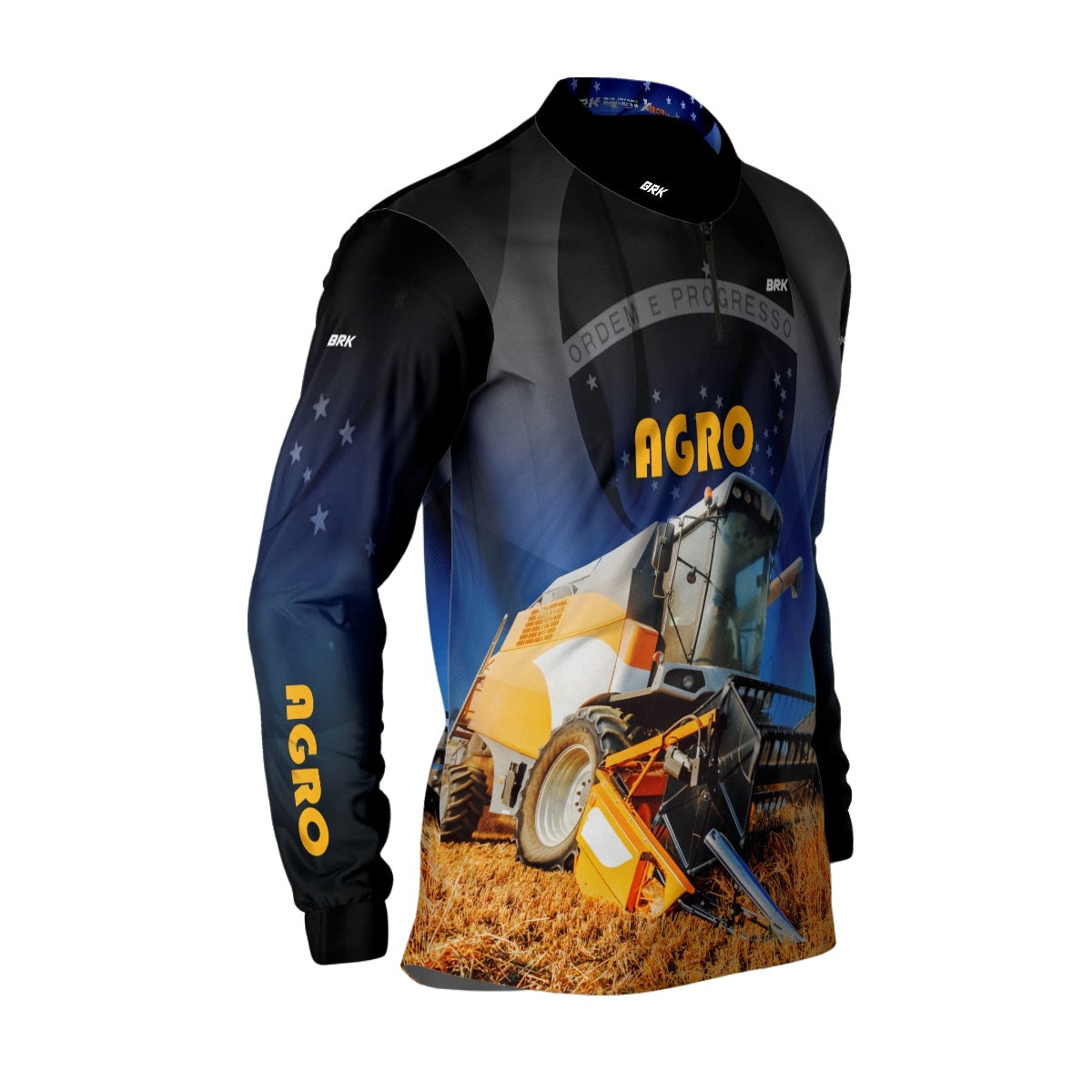 Camisa Agro Brk Trator com Proteção Solar UV50+ - Brk Agro