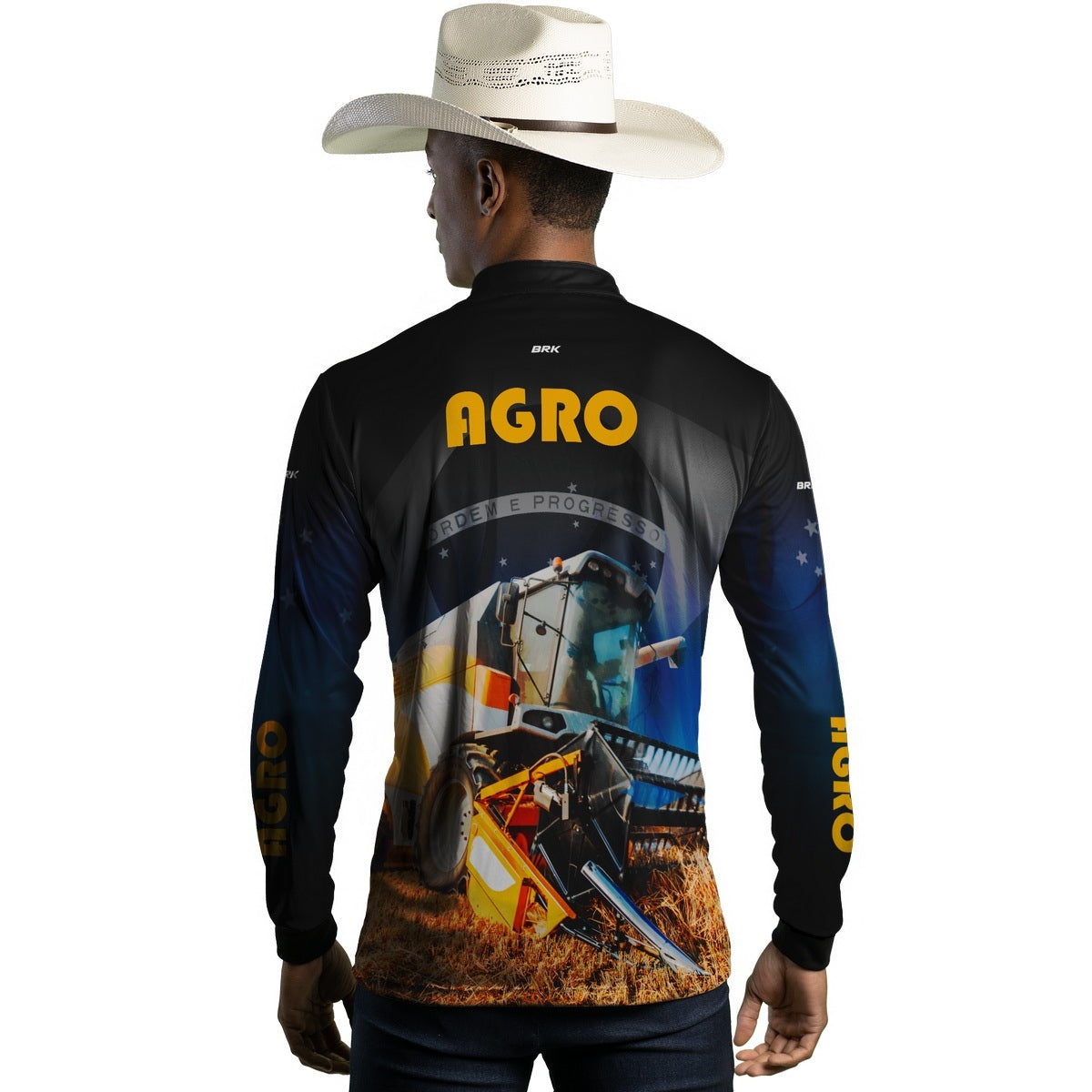 Camisa Agro Brk Trator com Proteção Solar UV50+ - Brk Agro