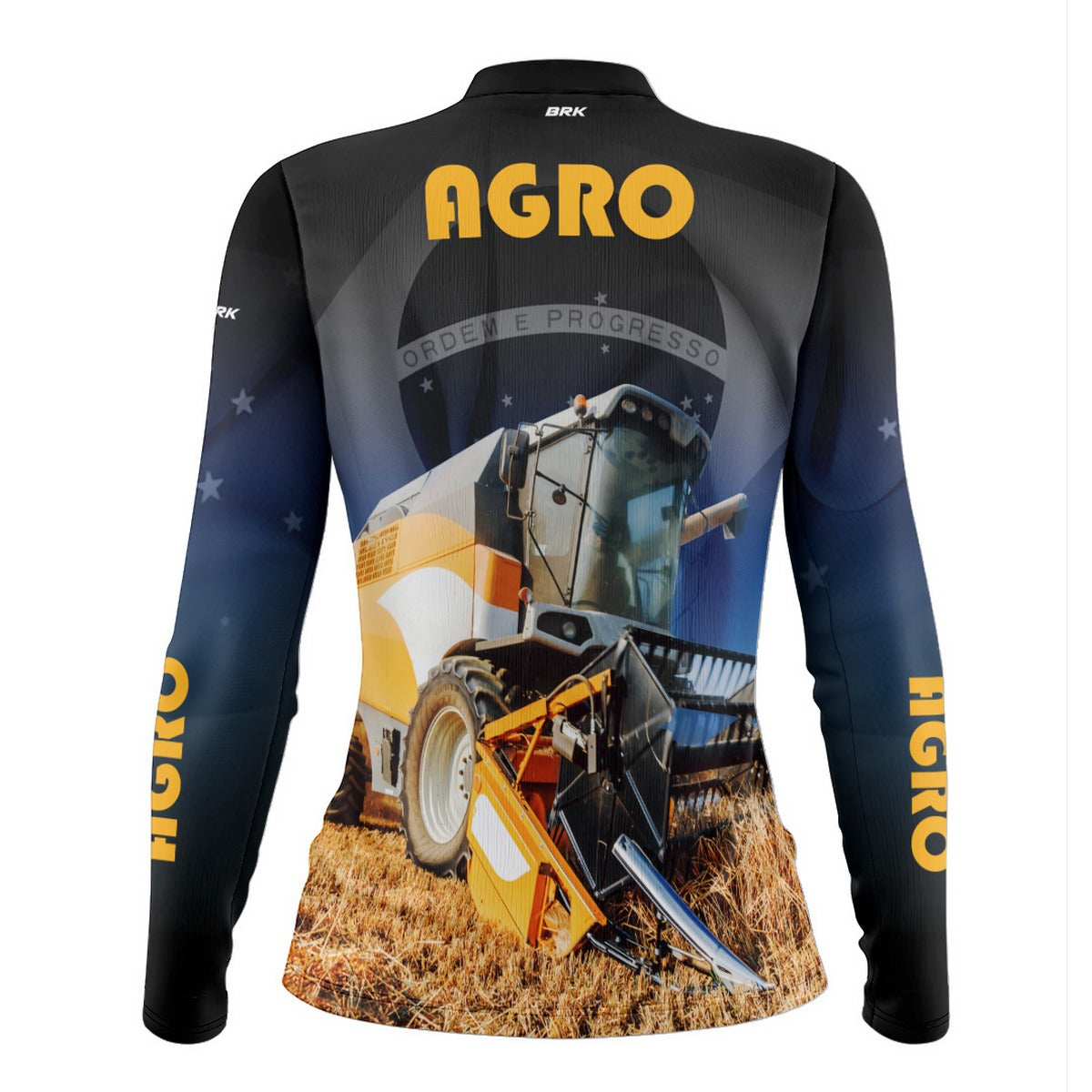 Camisa Feminina Agro  Brk Trator com Proteção Solar UV50+ - Brk Agro