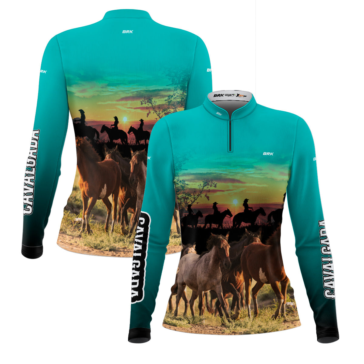 Camisa Feminina Agro  Brk Comitiva com Proteção Solar UV50+ - Brk Agro