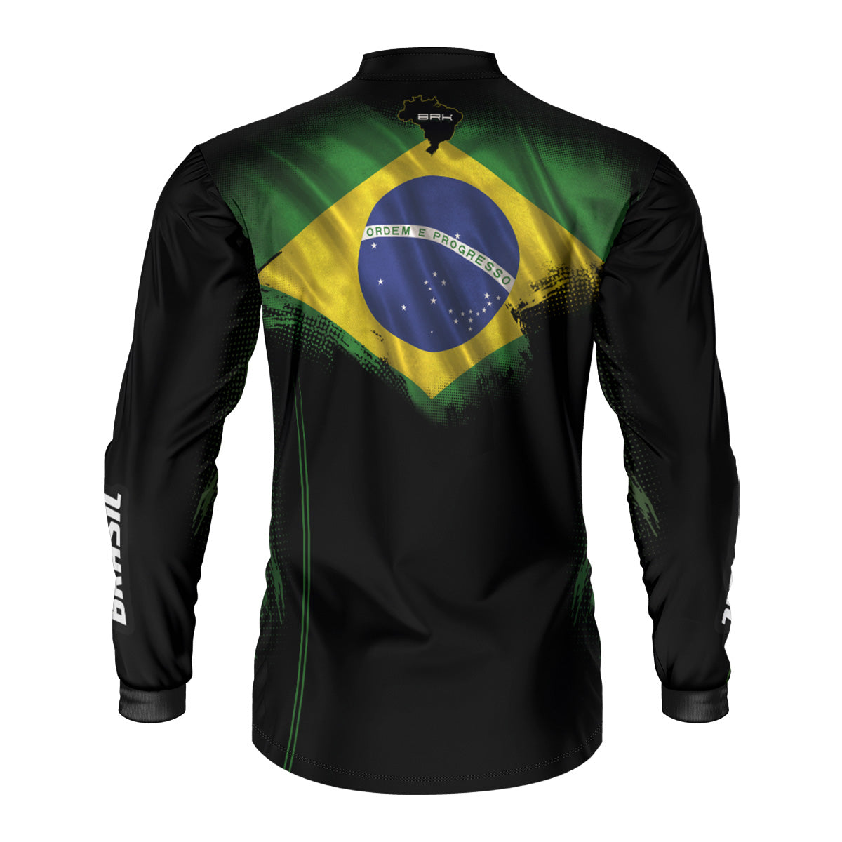 Camisa Agro Brk Bandeira do Brasil com Proteção Solar UV50+ - Brk Agro