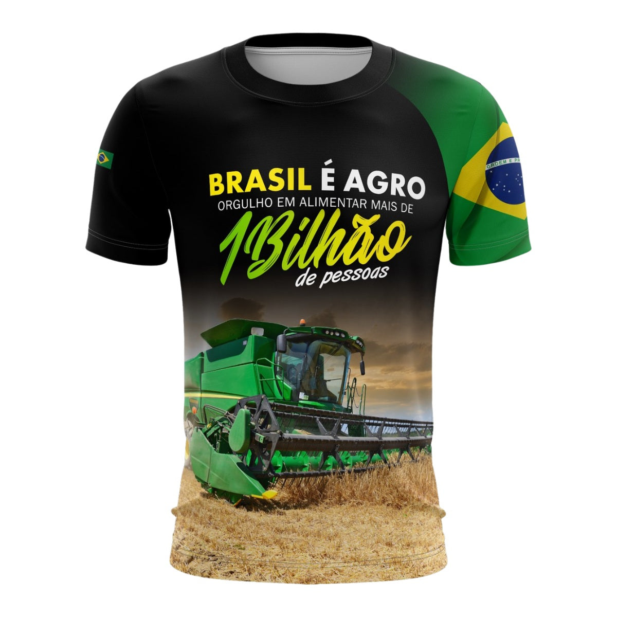 Camiseta Agro Brk Agro é Bilhão com Proteção Solar UV50+ - Brk Agro