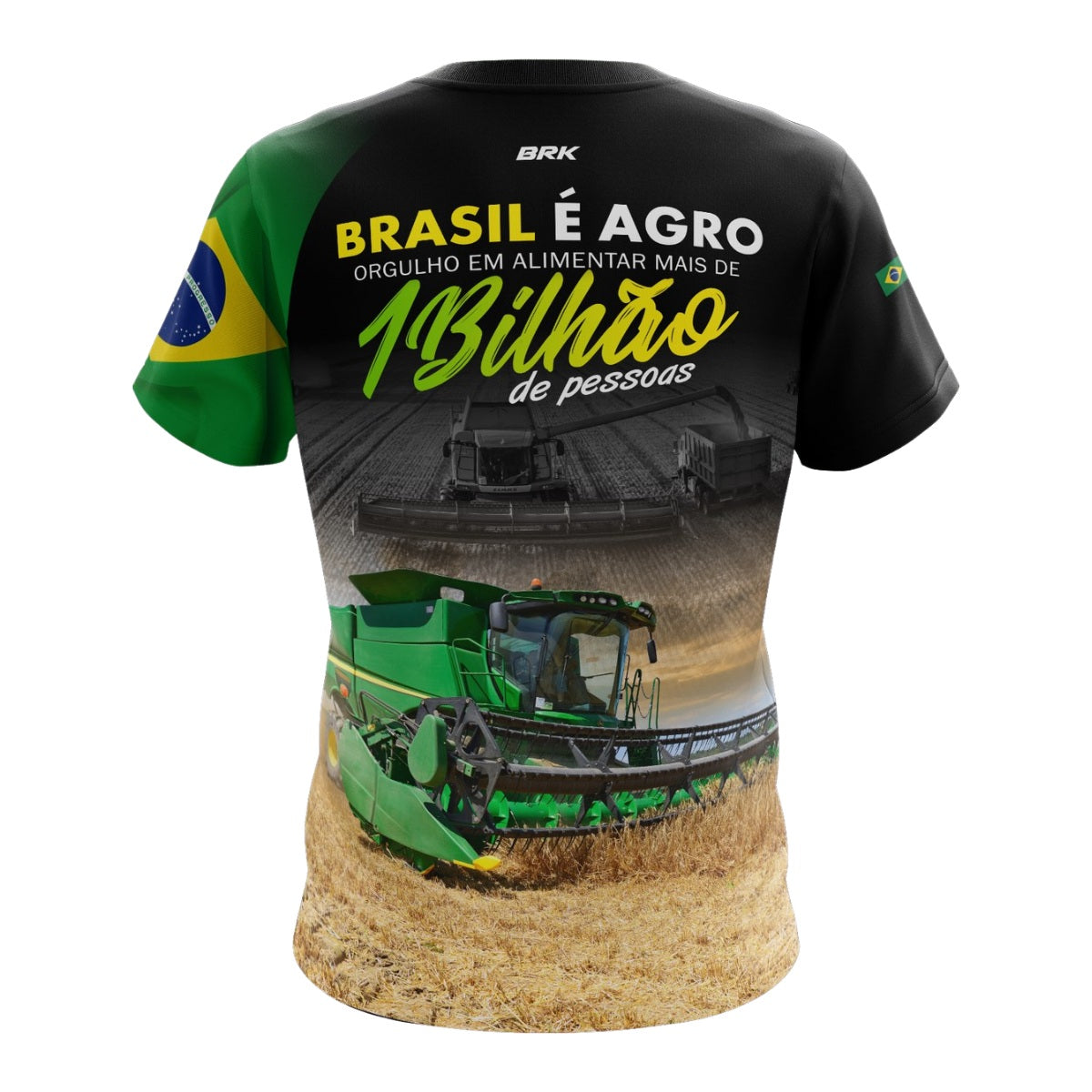Camiseta Agro Brk Agro é Bilhão com Proteção Solar UV50+ - Brk Agro