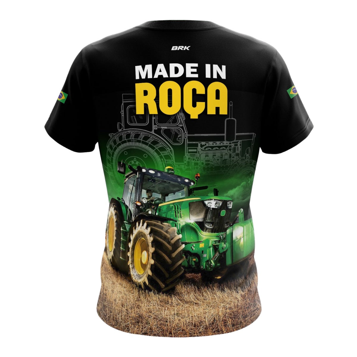 Camiseta Agro Brk Made in Roça com Proteção Solar UV50+ - Brk Agro