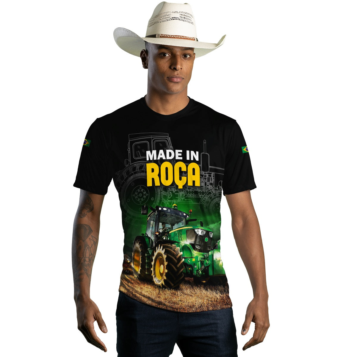 Camiseta Agro Brk Made in Roça com Proteção Solar UV50+ - Brk Agro